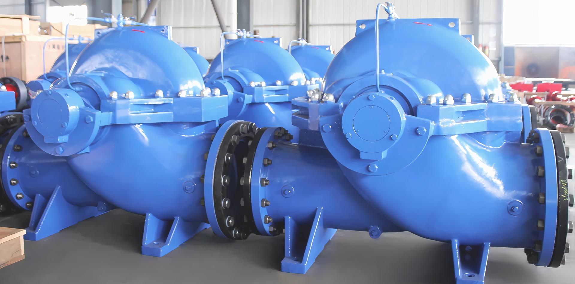 单级双吸中开式离心泵